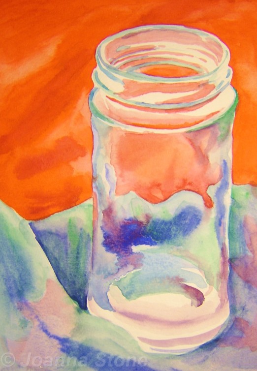 Glass Jar (1st watercolour workshop)